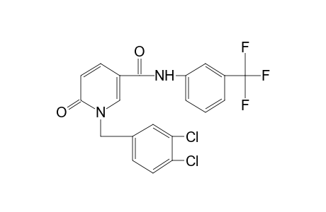 1-(3,4-Dichlorobenzyl)-1,6-dihydro-6-oxo-alpha,alpha,alpha-trifluoro-m-nicotinotoluidide