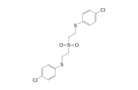 bis{2-[(p-chlorophenyl)thio]ethyl}sulfone