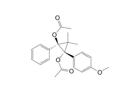 1-(4-Methoxyphenyl)-3,3-dimethyl-2-phenylcyclopropane-trans-1,2-diyl diacetate