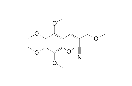 Propene, 2-cyano-3-methoxy-1-[2,3,4,5,6-pentamethoxyphenyl]-