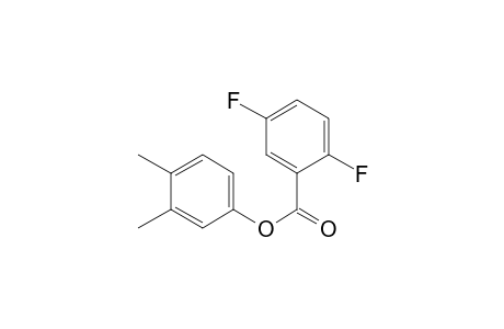 2,5-Difluorobenzoic acid, 3,4-dimethylphenyl ester