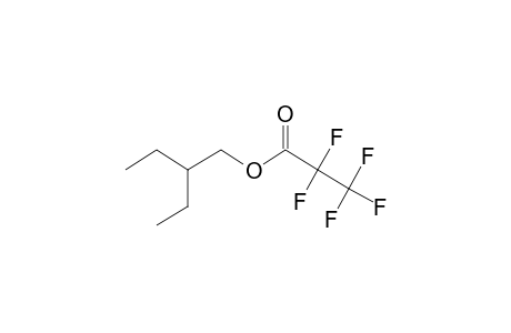 2-Ethyl-1-butanol, pentafluoropropionate