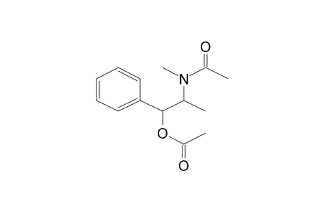 Acetamide, N-[2-(acetyloxy)-1-methyl-2-phenylethyl]-N-methyl-