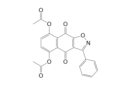 5,8-Diacetoxy-3-phenylnaphtho[2,3-d]isoxazole-4,9-dione