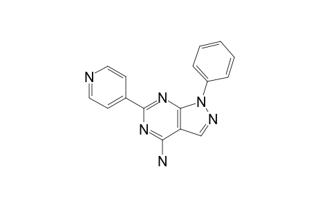 4-amino-1-phenyl-6-(4-pyridyl)-1H-pyrazolo[3,4-d]pyrimidine