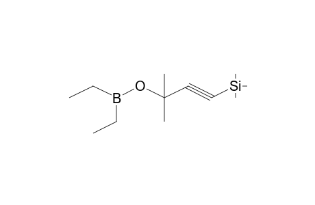 1,1-Dimethyl-3-(trimethylsilyl)-2-propynyl diethylborinate