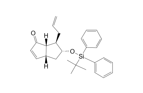 (3AR,5R,6R,6AS)-6-ALLYL-5-[[TERT.-BUTYL-(DIPHENYL)-SILYL]-OXY]-4,5,6,6A-TETRAHYDROPENTALEN-1(3AH)-ONE