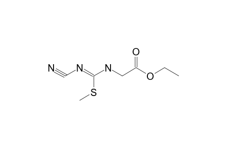 N-[N-cyano-1-(methylthio)formimidoyl]glycine, ethyl ester