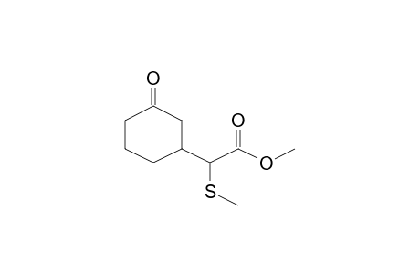 Methylthio-(3-oxocyclohexyl)acetic acid, methyl ester