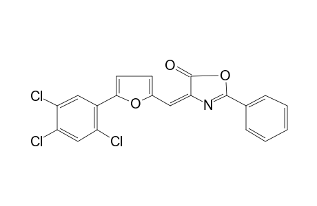 Oxazol-5(4H)-one, 4-[5-(2,4,5-trichlorophenyl)-2-furfurylidene]-2-phenyl-