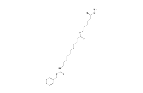 6-[11-(Carboxyamino)undecanamido]hexanoic acid, benzyl ester, 1-hydrazide