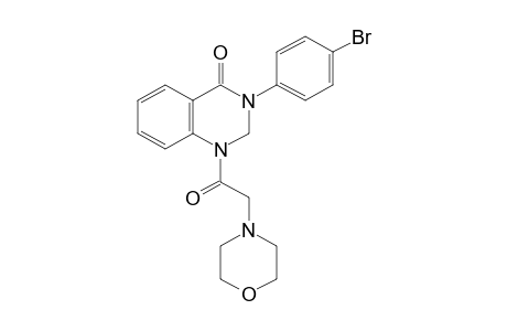 3-(p-bromophenyl)-2,3-dihydro-1-(morpholinoacetyl)-4(1H)-quinazolinone