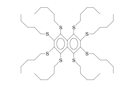 Octakis(pentylthio)-naphthalene