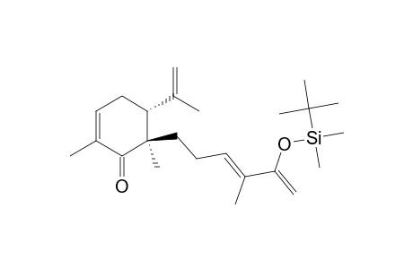 (5R,6R)-6-[(3-E)-5-[(TERT.-BUTYLDIMETHYLSILYL)-OXY]-4-METHYL-3,5-HEXADIENYL]-2,6-DIMETHYL-5-(1-METHYLETHENYL)-2-CYCLOHEXEN-1-ONE