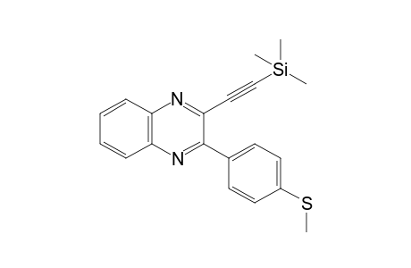 2-(4-(Methylthio)phenyl)-3-((trimethylsilyl)ethynyl)quinoxaline