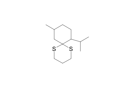 2'-ISOPROPYL-5'-METHYL-1,3-DITHIAN-2-SPIRO-1'-CYCLOHEXAN;MENTHON-TRIMETHYLENTHIOACETAL