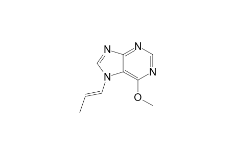 E-6-Methoxy-7-(prop-1-en-1-yl)-7H-purine