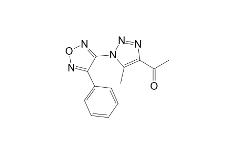 1-[5-methyl-1-(4-phenyl-1,2,5-oxadiazol-3-yl)-1,2,3-triazol-4-yl]ethanone