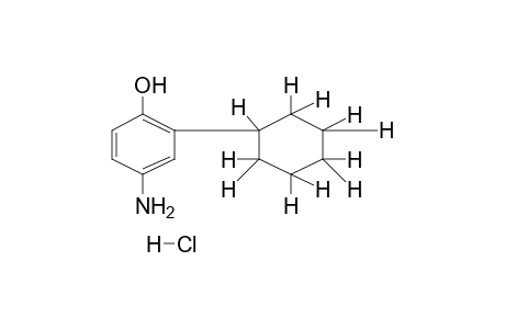 4-amino-2-cyclohexylphenol, hydrochloride