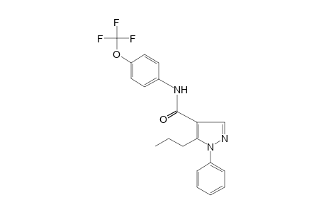 1-phenyl-5-propyl-alpha,alpha,alpha-trifluoropyrazole-4-carboxy-p-anisidide