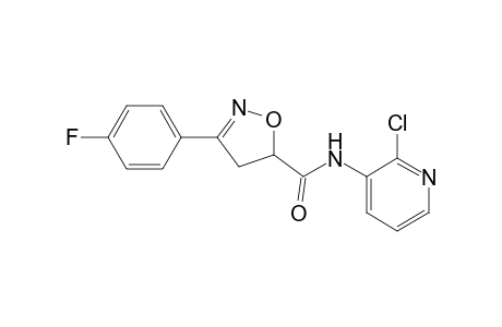 5-isoxazolecarboxamide, N-(2-chloro-3-pyridinyl)-3-(4-fluorophenyl)-4,5-dihydro-