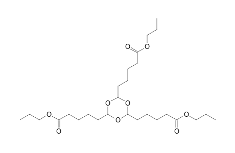 5-[4,6-bis(5-Keto-5-propoxy-pentyl)-1,3,5-trioxan-2-yl]valeric acid propyl ester