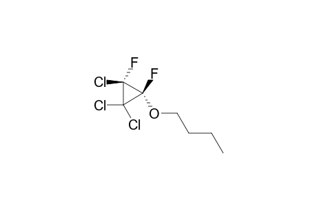 Z-1-BUTOXY-2,3,3-TRICHLORO-1,2-DIFLUOROCYCLOPROPANE