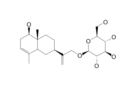 1-BETA-HYDROXY-BETA-COSTOL-12-O-BETA-D-GLUCOPYRANOSIDE