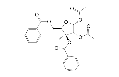 .alpha.-D-Xylofuranose, 3-C-methyl-, 1,2-diacetate 3,5-dibenzoate