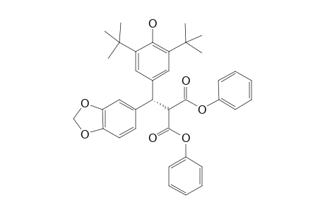 diphenyl (S)-2-(benzo[d][1,3]dioxol-5-yl(3,5-di-tert-butyl-4-hydroxyphenyl)methyl)malonate