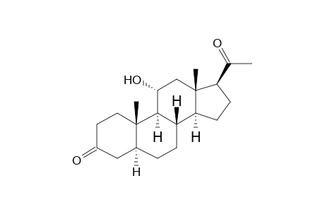 5α-Pregnan-11α-ol-3,20-dione