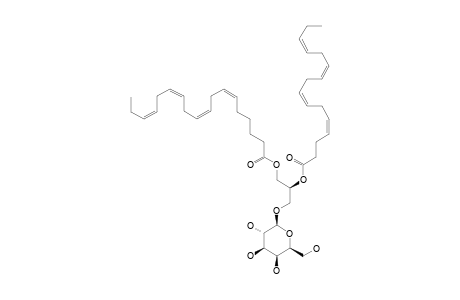 CAPSOFULVESIN-A;(2S)-1-O-(6Z,9Z,12Z,15Z-OCTADECATETRAENOYL)-2-O-(4Z,7Z,10Z,13Z-HEXADECATETRAENOYL)-3-O-BETA-D-GALACTOPYRANOSYL-GLYCEROL