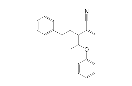 2-Methylene-3-phenethyl-4-phenoxypentanenitrile