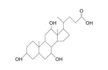 CHOLAN-24-OIC ACID, 3,7,12-TRIHYDROXY-, (3alpha,5beta,7alpha,12alpha)-