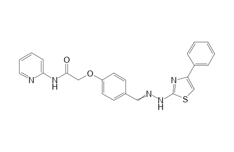 2-(4-((2-(4-Phenylthiazol-2-yl)hydrazono)methyl) phenoxy)-N-(pyridin-2-yl)acetamide