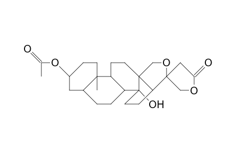 18,20(R)-Oxido-20,22-dihydrodigitoxigenin-3.beta.-O-acetat, (5.beta.-H)