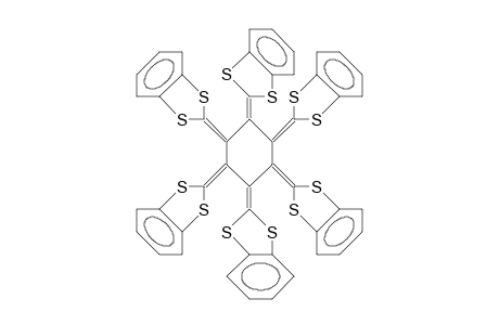 Hexakis(4,5-benzo-1,3-dithiol-2-ylidene)-cyclohexane isomer 1