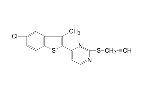 4-(5-chloro-3-methylbenzo[b]thien-2-yl)-2-[(2-propynyl)thio]pyrimidine