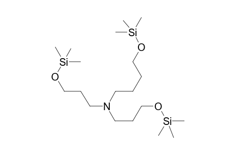 4-trimethylsilyloxy-N,N-bis(3-trimethylsilyloxypropyl)butan-1-amine