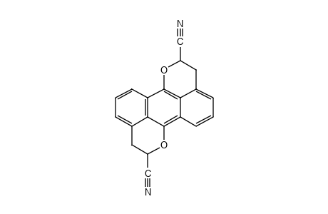 ANTHRA-[9.1-BC:10.5-B'C']-2,3,7,8-TETRAHYDRO-DIPYRAN-2,8-DICARBONITRILE;(DIASTEREOMER-1)