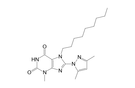 8-(3,5-Dimethyl-1H-pyrazol-1-yl)-3-methyl-7-nonyl-3,7-dihydro-1H-purine-2,6-dione