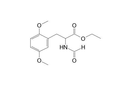 3-(2,5-Dimethoxy-phenyl)-2-formylamino-propionic acid, ethyl ester