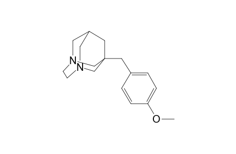 1-[(4-Methoxyphenyl)methyl]-3,6-diazatricyclo[4.3.1.1(3,8)]undecane