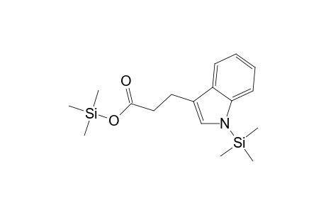 1H-Indole-3-propanoic acid, 1-(trimethylsilyl)-, trimethylsilyl ester