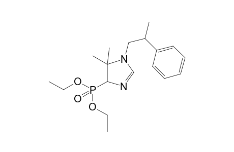 Diethyl [5,5-dimethyl-1-(2-methyl-2-phenylethyl)-4,5-dihydro-1H-imidazol-4-yl]phosphonate