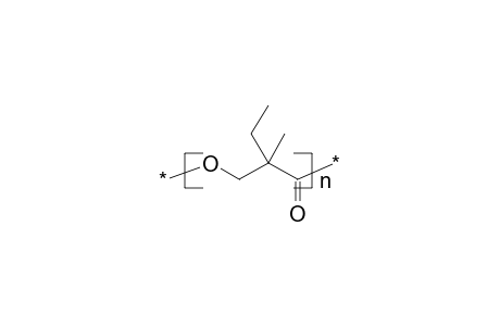 Poly(alpha-methyl-alpha-ethyl-beta-propiolactone)