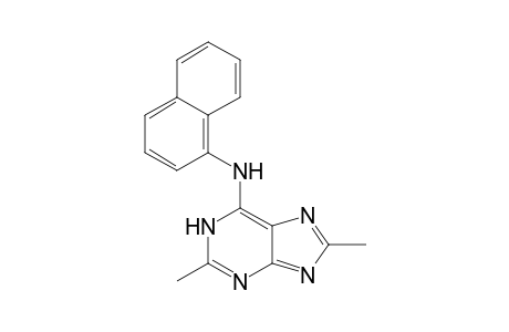 (2,8-dimethyl-7H-purin-6-yl)-(1-naphthyl)amine