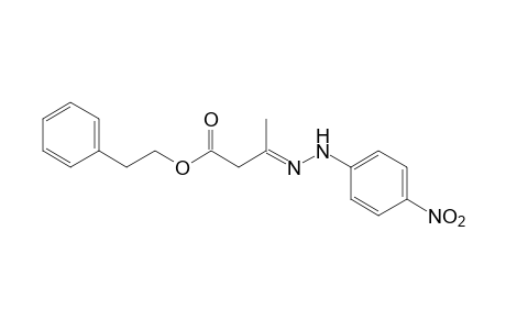 Acetoacetic acid, phenethyl ester, p-dinitrophenylhydrazone