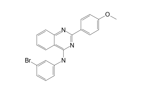 4-(3-Bromophenylamino)-2-(4-methoxyphenyl)quinazoline