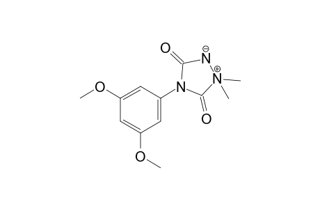 4-(3,5-dimethoxyphenyl)-1,1-dimethyl-3,5-dioxo-1,2,4-triazolidinium hydroxide, inner salt